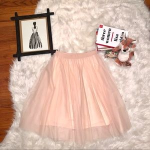 Pink Tutu Midi Skirt